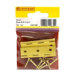 2″ x 1 1/8″ x 1.5mm SC Med Duty Solid Drawn Butt Hinges (1pr