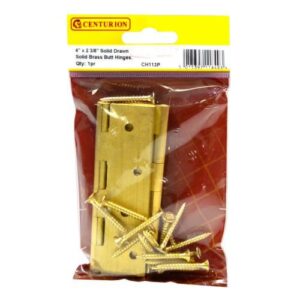 4″ x 2 3/8″ x 2.4mm SC Med Duty Solid Drawn Butt Hinges (1pr