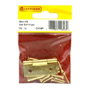 38mm EB 1838 Pattern Steel Butt Hinge (1 pair)