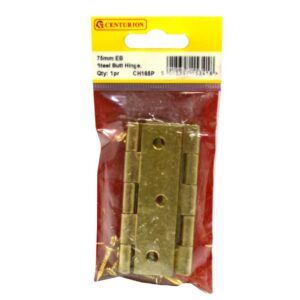 75mm EB 1838 Pattern Steel Butt Hinge (1 pair)