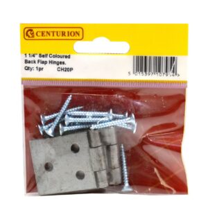 32mm (1 1/4″) SC 400 Pattern Steel Back Butt Hinge (1 pair)