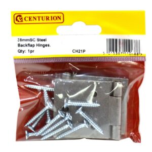 38mm (1 1/2″) SC 400 Pattern Steel Back Butt Hinge (1 pair)