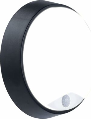 Exterior residential bulkhead round 700lumens with PIR