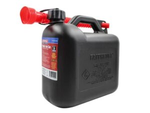 Faithfull Plastic Fuel Can Black 5 litre