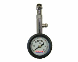 Faithfull Tyre Pressure Dial Gauge 60 psi