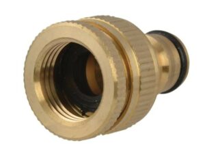 Brass Dual Tap Connector 1/2in & 3/4in