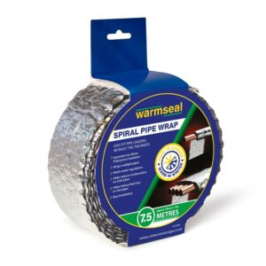 Spiral Insulation Pipe Wrap – 50mm x 7.5m