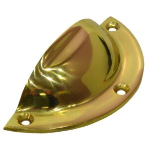 Solid Brass Drawer Pull, Polished Brass, 90mm