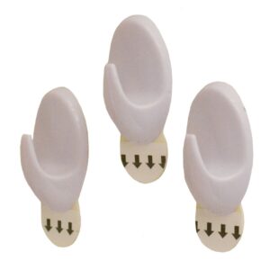 Removable Hook Round x3