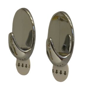 Removable Hook Chrome x2