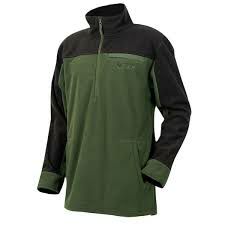 STONEY CREEK M2 QUARTER ZIP TOP BAYLEAF/BLACK