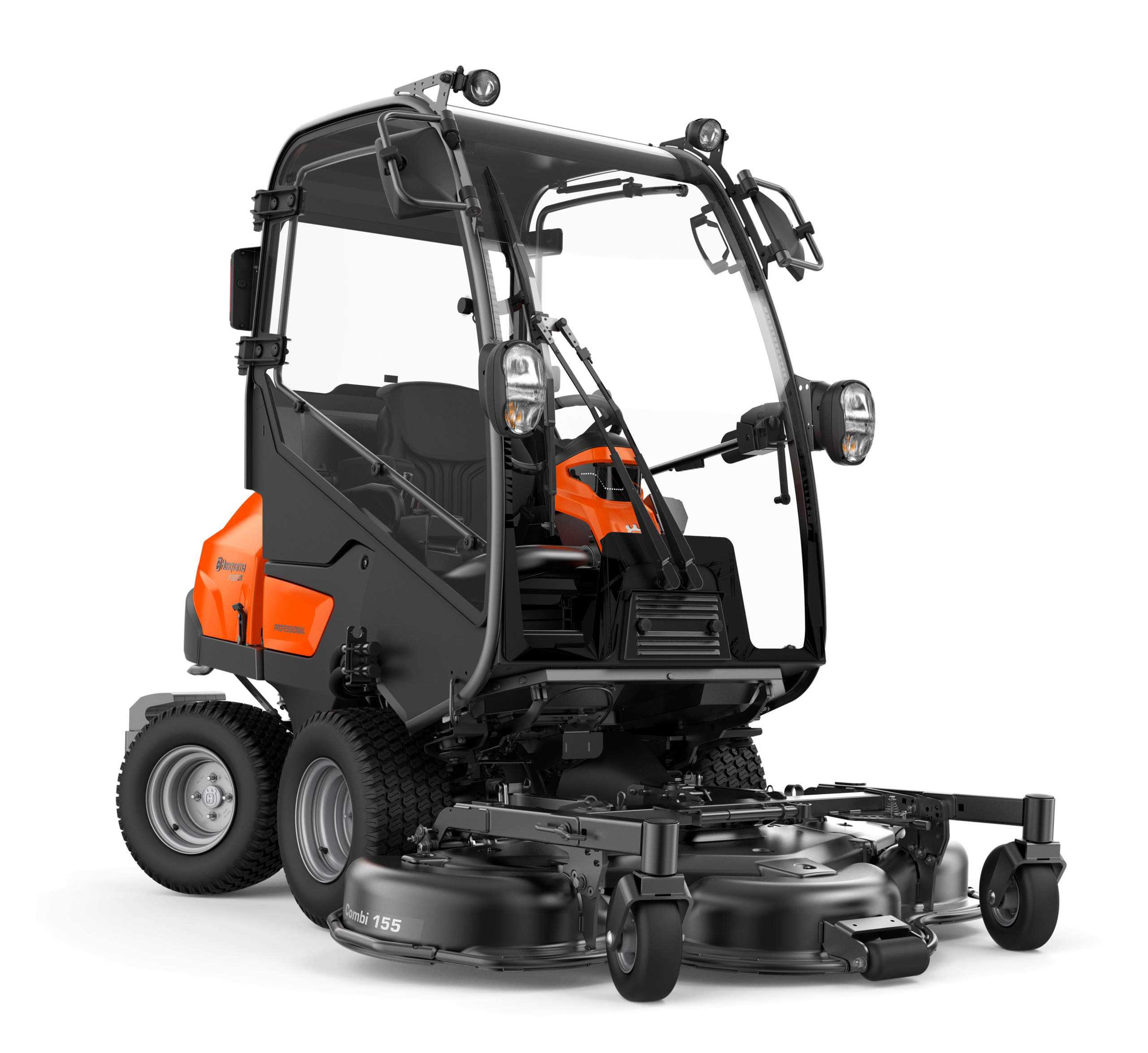 Husqvarna P 525DX Front Deck Mower with cabin