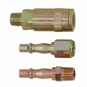 Jefferson 3pc Male Air Tool Coupling Kit 1/4″BSP