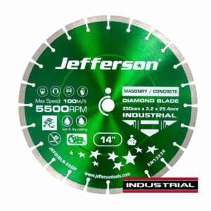 JEFFERSON 350mm Industrial Diamond Blade