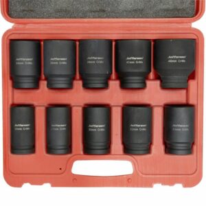 Jefferson 10 Piece 3/4” Deep Metric Impact Socket Set