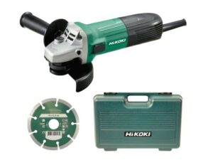 HIKOKI 4 1/2″ GRINDER 230V C/W BLADE & CASE