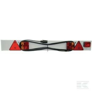 TRAILER LIGHT BOARD 12V 4FT 12M CABLE 7 PIN PLUG