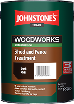 JOHNSTONES SHED & FENCE DARK OAK 5 L