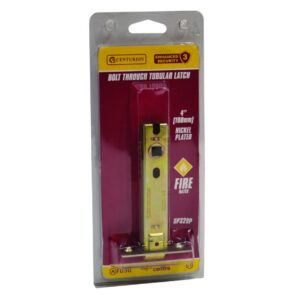 Heavy Duty Tubular Latches, Nickel Plated, 100mm