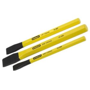 STANLEY COLD CHISEL KIT 3PCE  4-18-298