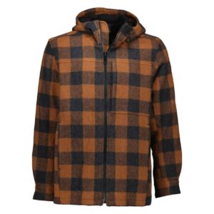 Hudson Hoodie Shadow/Rusty Check SIZE M