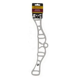 AIRER RAIL ENDS WHITE PK2