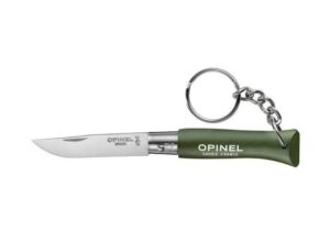 Opinel No.4 Colorama Keyring Knife Khaki