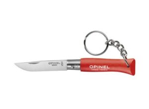 Opinel No.4 Colorama Keyring Knife Red